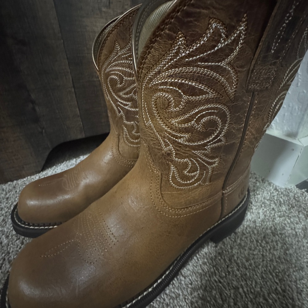 Ariat Fatbaby Heritage Tan Western Boots